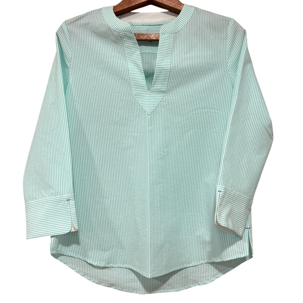 Vineyard Vines Light Blue Striped Top